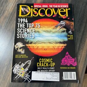 Discover Magazine January 1995 Special Issue Top 75 Science Stories Cosmic Crack